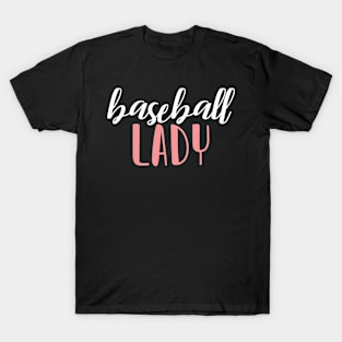 baseball  lady - baseball girl T-Shirt